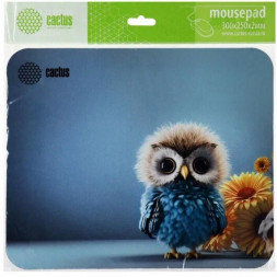 CACTUS Owl gray рисунок 300x250x3мм (CS-MPC-D12M)