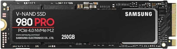 Накопитель SSD SAMSUNG 980 PRO MZ-V8P250BW 250ГБ, M.2 2280, PCI-E x4, NVMe