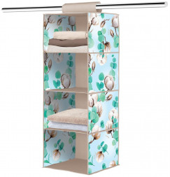 Кофр подвесной NIKA HBS1/CF HAUSHALT COTTON FLOWERS