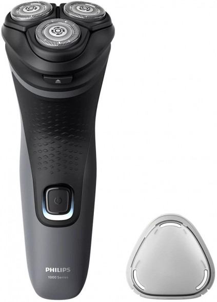PHILIPS Бритва роторная S1142/00 реж.эл.:3 питан.:элек.сеть/аккум. темно-серый/черный