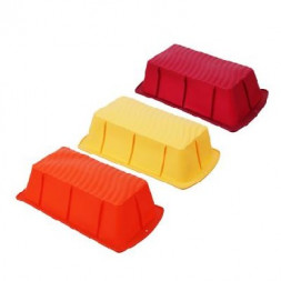Форма для выпечки VETTA Форма силиконовая прямоугольная 22,5x12,5x6см, 3 цвета 856-126