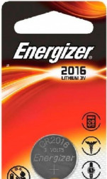 Элементы питания ENERGIZER CR2016 BL1 LITHIUM 3V (E301021802)