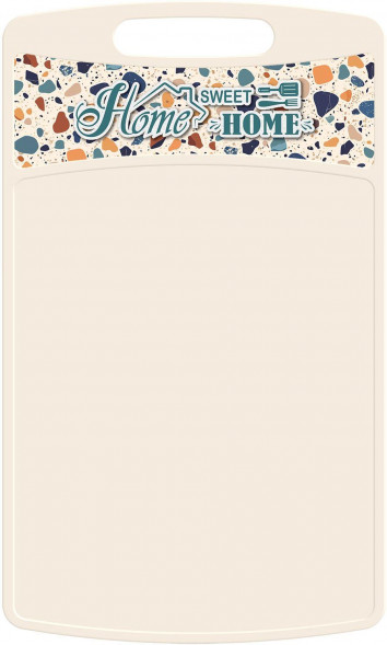 HOMVER Bergamo Терраццо прямоугольная 260x155x3,5мм с декором (светло-бежевый) 223134125/01