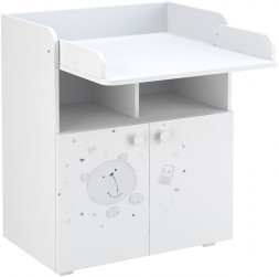 Комод POLINI Комод Polini kids French 1270, Teddy, белый (2кор)