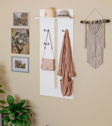 Вешалка МЕБЕЛЬ-КОМПЛЕКС НАЙС Вешалка навесная исп. 2 Белый РЕ