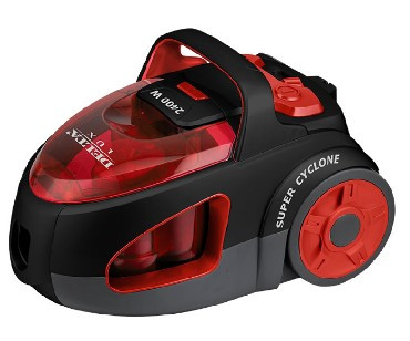 Пылесос DELTA LUX DL-0846 черный с красным