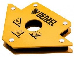 Фиксатор DENZEL Фиксатор магнитный для сварочных работ усилие 50 LB 97553.