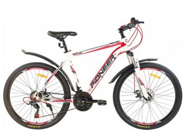 Велосипед PIONEER PULSE 26&quot;/19&quot; white-red-gray