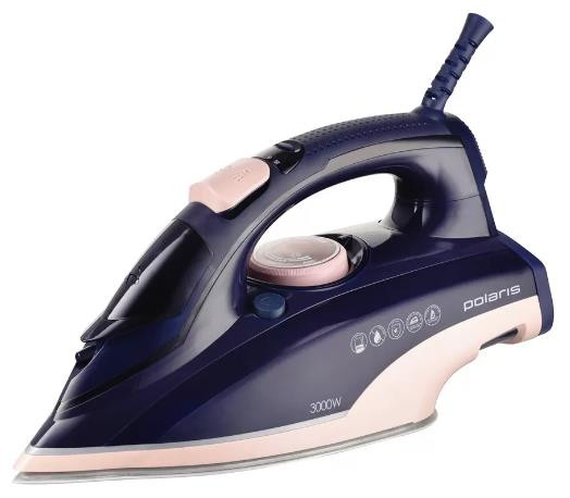 POLARIS Утюг PIR 3074 SG AA, 3000Вт, синий/ розовый