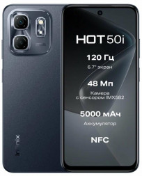Смартфон INFINIX Hot 50i X6531B 4/256Gb Black