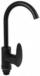 Смеситель для кухни BRIMIX 5922 Смеситель на кухню, боковой, шаровый, из высокопрочного пластика АБС, ЧЁРНЫЙ