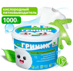 CLEAN&amp;AMP;GREEN Кислородный пятновыводитель-отбеливатель-очиститель &quot;Гриник&quot; (порошок) 1 кг. Clean&amp;Green CG8330