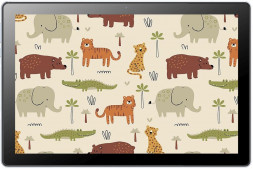 Планшет DIGMA Планшет Kids A10 SC9863A (1.6) 8C RAM2Gb ROM32Gb 10.1" IPS 1280x800 4G Android 11.0 Go коричневый 2Mpix 0.3Mpix BT WiFi microSD 128Gb GPRS EDGE