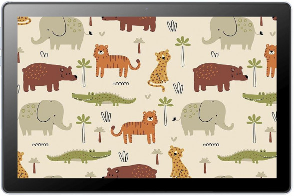 Планшет DIGMA Планшет Kids A10 SC9863A (1.6) 8C RAM2Gb ROM32Gb 10.1&quot; IPS 1280x800 4G Android 11.0 Go коричневый 2Mpix 0.3Mpix BT WiFi microSD 128Gb GPRS EDGE