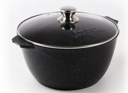 Кастрюля МЕЧТА 44802И Гранит black Induction Pro 4л