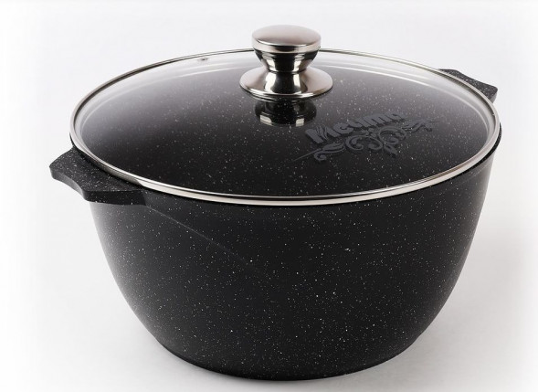 Кастрюля МЕЧТА 44802И Гранит black Induction Pro 4л