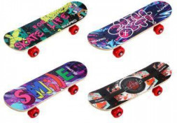 Скейтборд SILAPRO Скейтборд 43х13см (пласт. крепеж, 5030PVC ) макс. нагрузка 30кг (131-106)