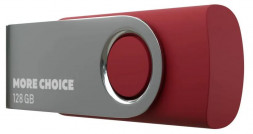 флэш-накопитель MORE CHOICE (4610196407673) MF128-4 USB 128GB 2.0 Red