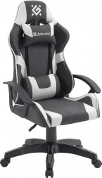 Кресло DEFENDER (64043) Ibis Серый/Белый,класс 2,ткань серый + белый