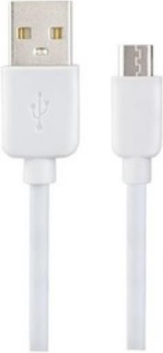Кабель PERFEO (U4026) USB A вилка - Micro USB вилка, 2.4A, белый, силикон, длина 1 м., SILICON