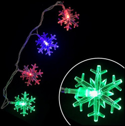 Электрогирлянда ВОЛШЕБНАЯ СТРАНА Электрогирлянда "Снежинки" 7868