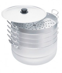 Мантоварка КАЛИТВА 18134 алюм 13л 4 сетки