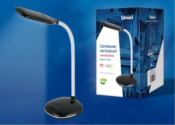 ЭЛЕКТРИКА UNIEL (UL-00004462) TLD-561 BLACK/LED/450LM/4500K