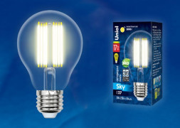 Форма "А" UNIEL (UL-00004870) LED-A70-17W/3000K/E27/CL PLS02WH