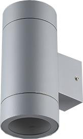 Светильник накладной влагозащищенный ECOLA FG53C2ECH GX53 LED 8013A 2*GX53 серый