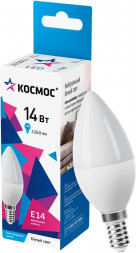 Светодиодная лампа цоколь Е17 КОСМОС LkecLED14wCNE1445 14W/E14/4500K