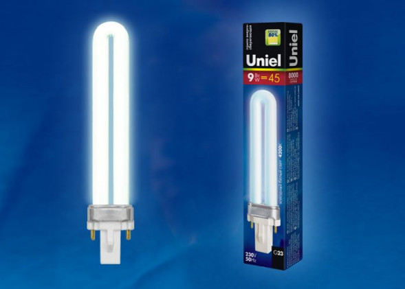 ЭЛЕКТРИКА UNIEL ESL-PL-9/4000/G23 картон
