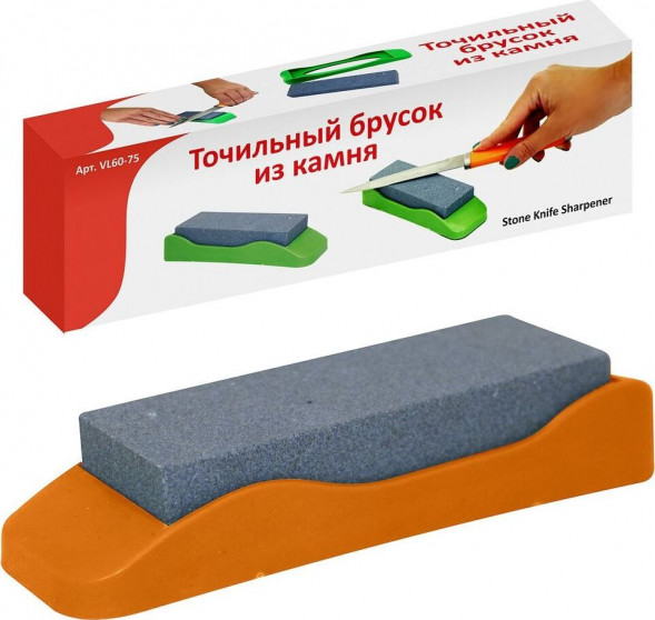 Точильный брусок MULTIDOM Точильный брусок из камня, 14.5х4х3.5 см. VL60-75 MULTIDOM Точильный брусок из камня, 14.5х4х3.5 см. VL60-75
