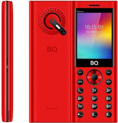 Телефон мобильный BQ 2458 Barrel L Red/Black