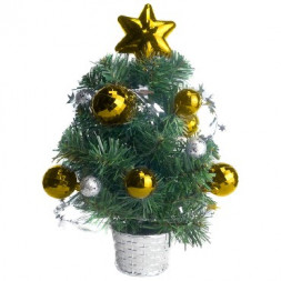 Декор. елочки и рождеств. венки ВОЛШЕБНАЯ СТРАНА Елка декорированная SY15CJHW-009B 30 см 003271