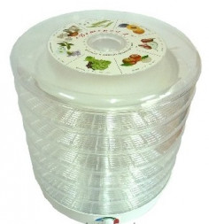 Сушилка для овощей ВЕТЕРОК 2 5реш,прозрачные реш. (гофратара)