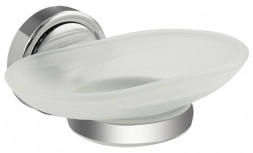 Мыльница стеклянная САНАКС 1207 Мыльница стеклянная с креплением к стене