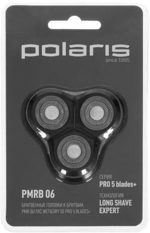 Сменные бритвенные головки к бритвам POLARIS PMRB 06 POLARIS PMRB 06