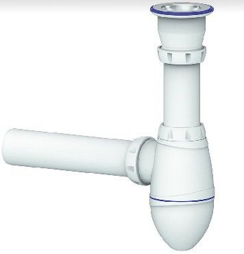 Сантехническая арматура UNICORN А210 - сифон для тюльпана, умывальника с прикручивающимся выпуском