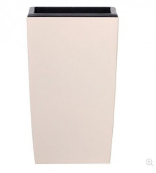 Кашпо PROSPERPLAST Кашпо COUBI SQUARE HIGH DUW290-CY728 кремовый 2пр 19 и 30л