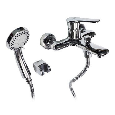 Смеситель для ванны MAGNUS 8220 Смеситель в ванную шаровый, короткий нос - плоский корпус