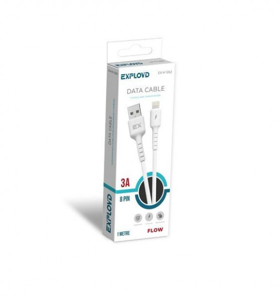КАБЕЛЬ USB AM / 8PIN / 30PIN EXPLOYD EX-K-1262 Дата-кабель USB - 8 Pin 1М белый