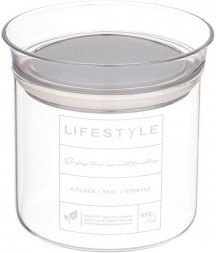 Емкость для хранения AGNESS ЕМКОСТЬ ДЛЯ ПИЩЕВЫХ ПРОДУКТОВ 650 МЛ 11*11-10,5 СМ 886-121