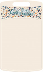 HOMVER Bergamo Терраццо прямоугольная 335x220x4мм с декором (светло-бежевый) 223134225/01