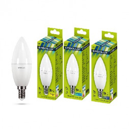 Лампочка светодиодная ERGOLUX (13167) LED-C35-9W-E14-3K (Эл.лампа светодиодная Свеча 9Вт E14 3000K 172-265В)