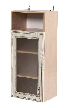 Кухонный модуль БИТЕЛ АНЖЕЛИКА ШКН 400ПВ (высота 920) фасад ясень/патина, каркас дуб молочный