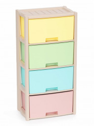 Комод АЛЬТЕРНАТИВА М7838 Колорит цветной 4-х секцион.