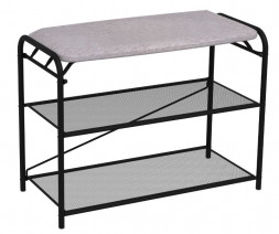 Подставка для обуви ЗМИ Подставка для обуви "Гранада 23" (GRANADA 23 shoe bench), черный ПДОГ23С Ч