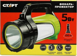 Фонарь СТАРТ (363) LHE 513-B1 черный