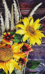 Электрообогреватель ДЫХАНИЕ ТЕПЛА Электрообогреватель бытовой настенный (рис. Золотой натюрморт) Артикул 20с461