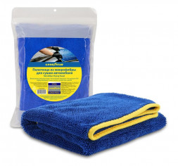 Салфетка для автомобиля GOODYEAR GY000003 полотенце из микрофибры для сушки автомобиля 50х60см (600 г/м2)
